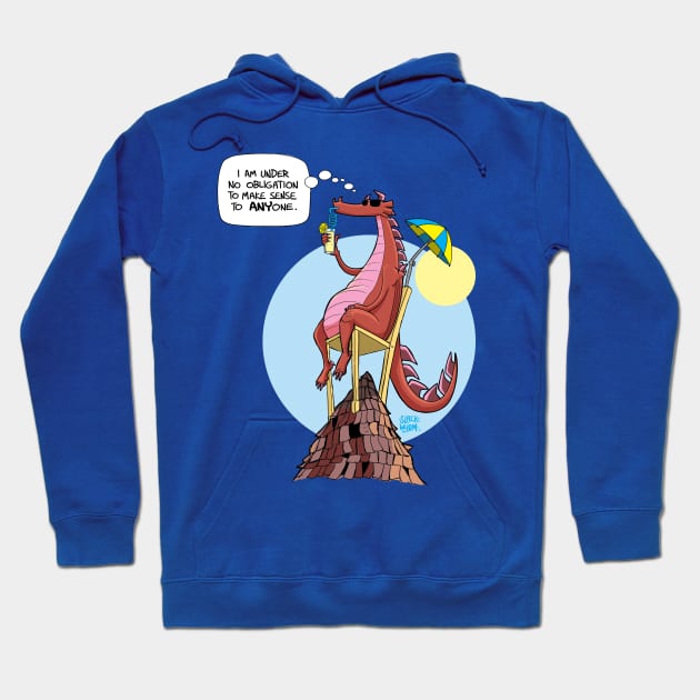 Under No Obligation Hoodie by Slack Wyrm